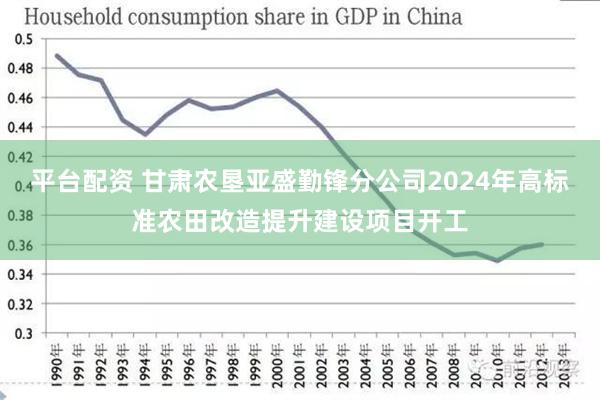 平台配资 甘肃农垦亚盛勤锋分公司2024年高标准农田改造提升建设项目开工